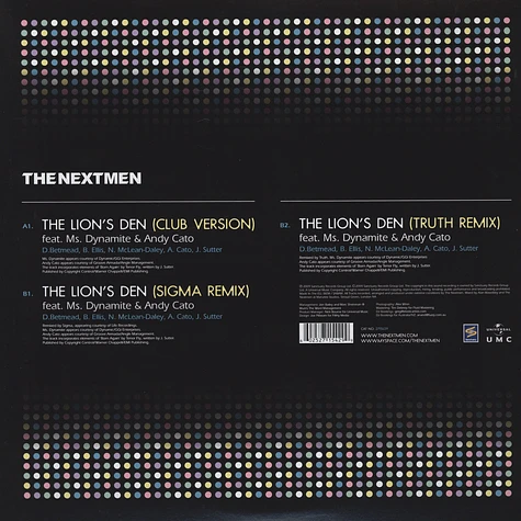 The Nextmen - The Lions Den feat. Ms.Dynamite & Andy Cato