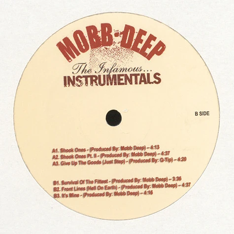 Mobb Deep - The Infamous Instrumentals Colored Vinyl Edition