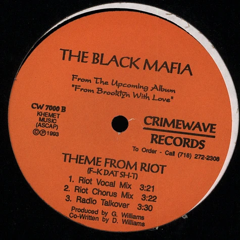 The Black Mafia - Ghankstazwhalk