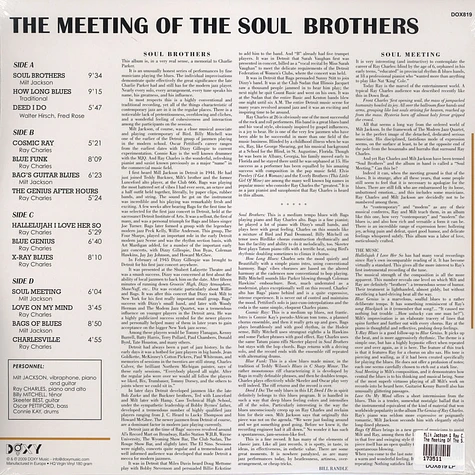 Milt Jackson & Ray Charles - The Meeting Of The Soul Brothers
