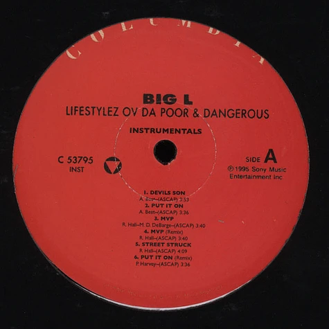 Big L - Lifestylez ov da poor & dangerous Instrumentals