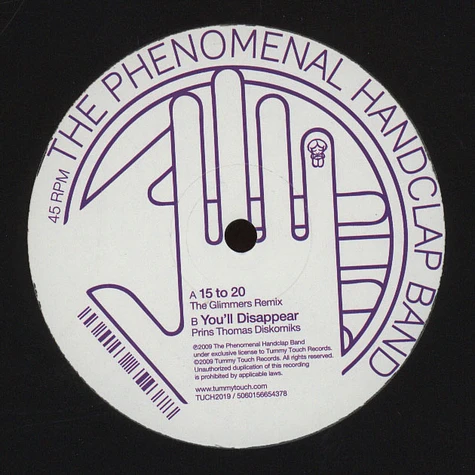 The Phenomenal Handclap Band - 15 To 20 Glimmers Remix