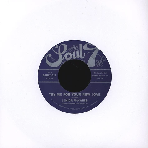 Junior McCants - Try Me for Your New Love