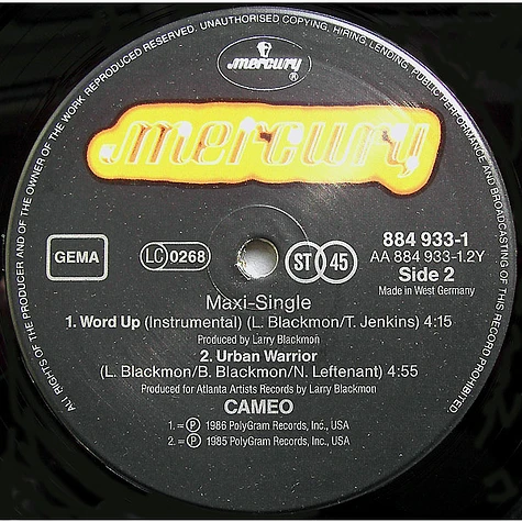 Cameo - Word Up!