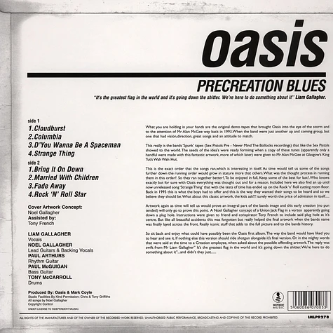 Oasis - Precreation Blues