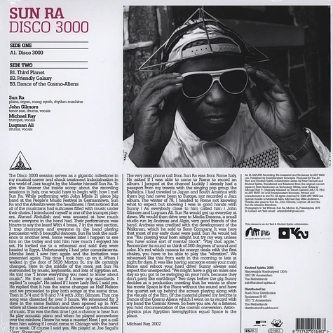 Sun Ra - Disco 3000 Limited Colllectors Edition
