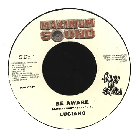 Luciano - Be Aware