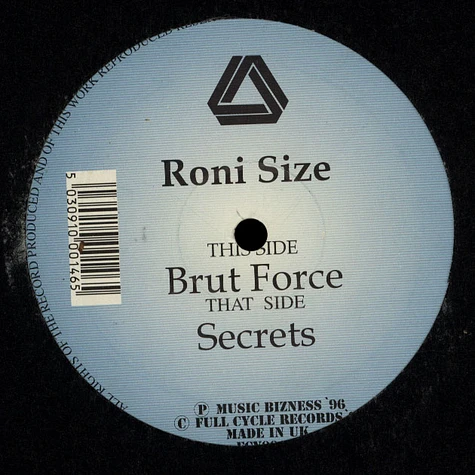 Roni Size - Brut Force / Secrets