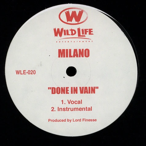 Milano Constantine (from D.I.T.C.) - Done In Vain