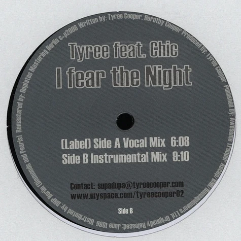 Tyree & Chic - I Fear The Night