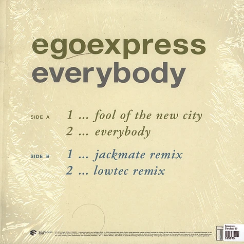 Egoexpress - Everybody EP