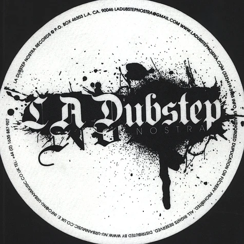 LA Dubstep Nostra - Logo Slipmat