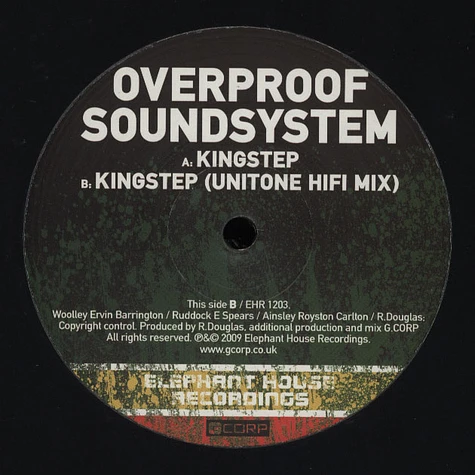 Overproof Soundsystem - Kingstep / Kingstep (Unitone Hifi Mix)