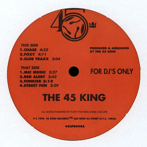The 45 King - The Lost Club Traxs (Volume 1 & 2)