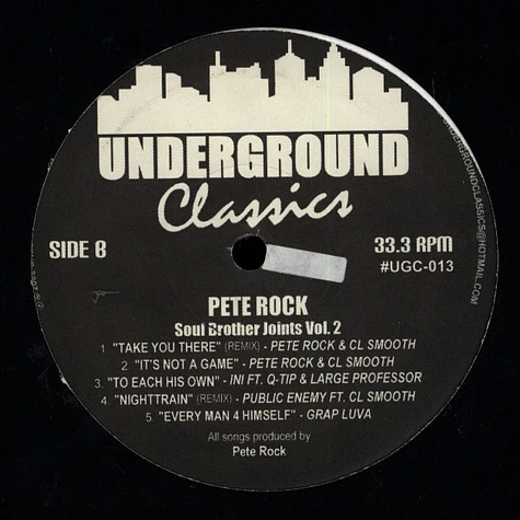 Pete Rock - Soul Brother Joints Vol. 2