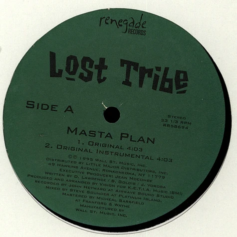 Lost Tribe - Masta Plan