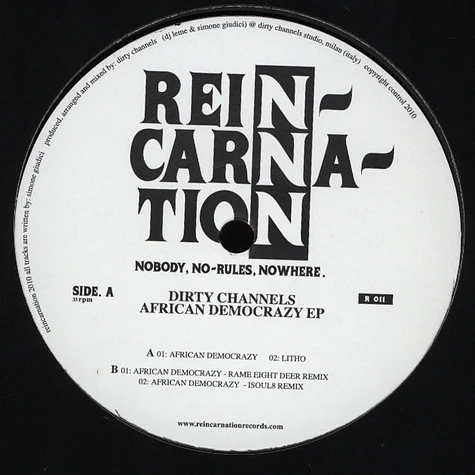 Dirty Channels - African Democrazy EP