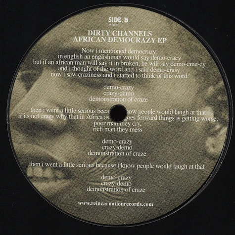 Dirty Channels - African Democrazy EP