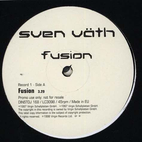 Sven Väth - Fusion