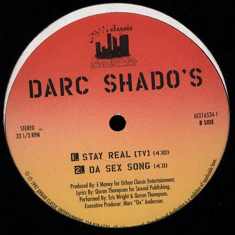 Darc Shado's - Stay Real