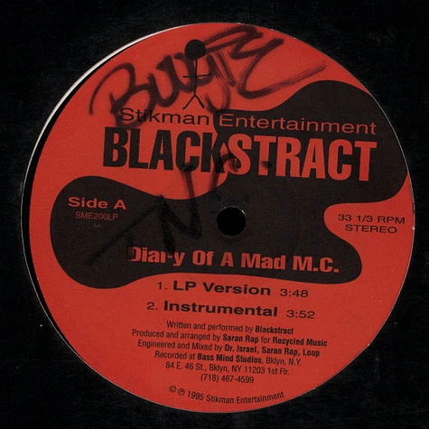 Blackstract - Diary Of A Mad MC