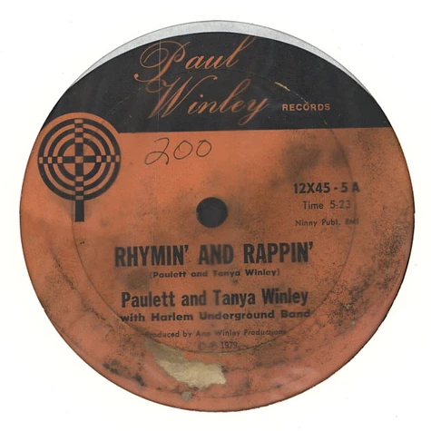 Paulett Winley & Tanya Winley - Rhymin' And Rappin'