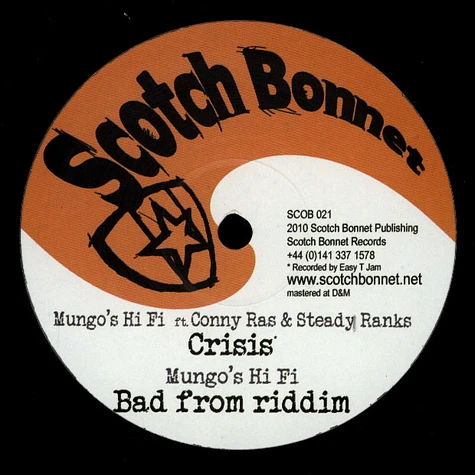 Mungo's Hi-Fi - Bad From Riddim EP 2