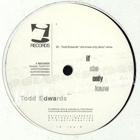 Kevin Yost / Todd Edwards - If She Only Knew