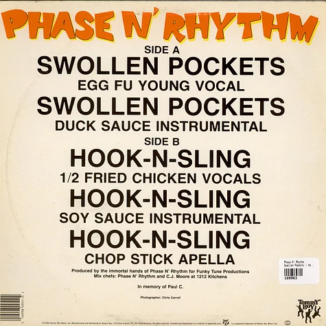 Phase N' Rhythm - Swollen Pockets / Hook-N-Sling