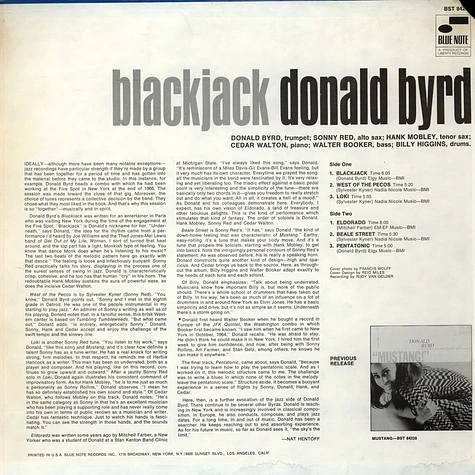 Donald Byrd - Blackjack