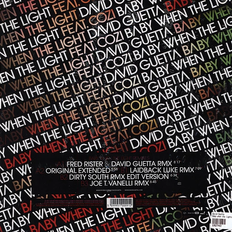 David Guetta - Baby when the lights feat. Cozi remixes