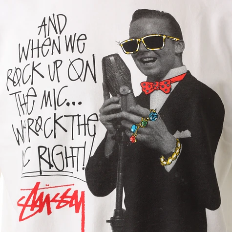 Stüssy - Rock The Mic T-Shirt