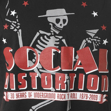 Social Distortion - Skelly Star Arch T-Shirt