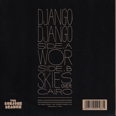Django Django - Wor / Skies Over Cairo