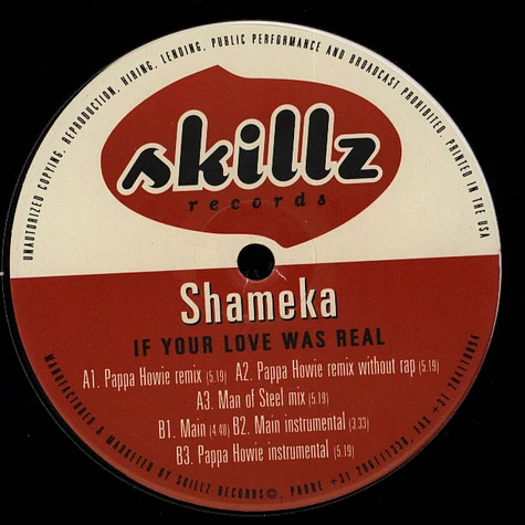 Shameka - If Your Love Was Real