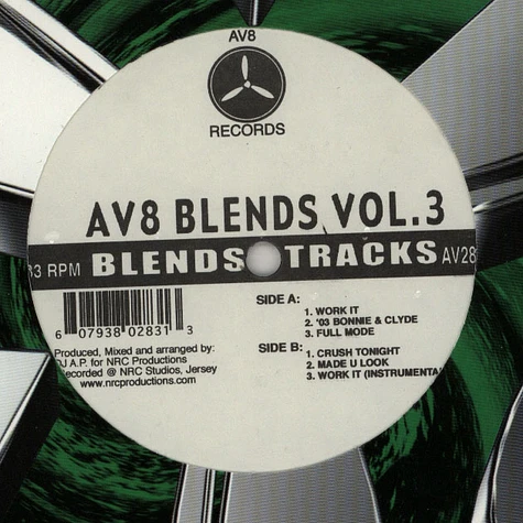 DJ Kurupt - AV8 blends vol. 3