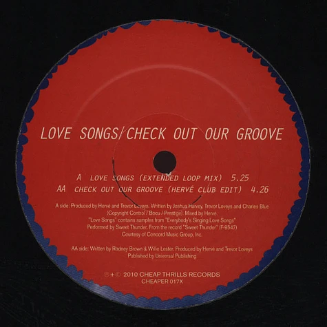 Voodoo Chilli - Love Songs / Check Out Our Grooves