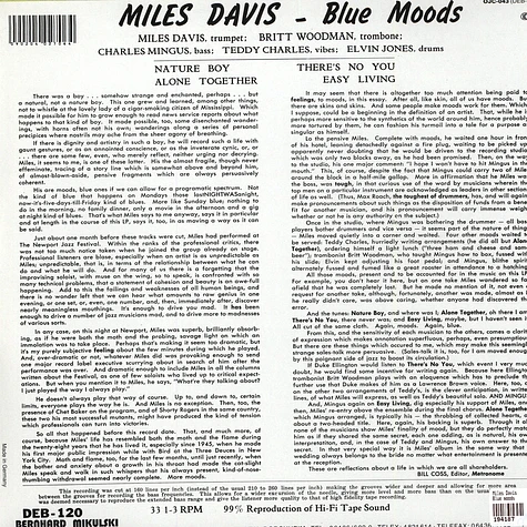 Miles Davis - Blue Moods