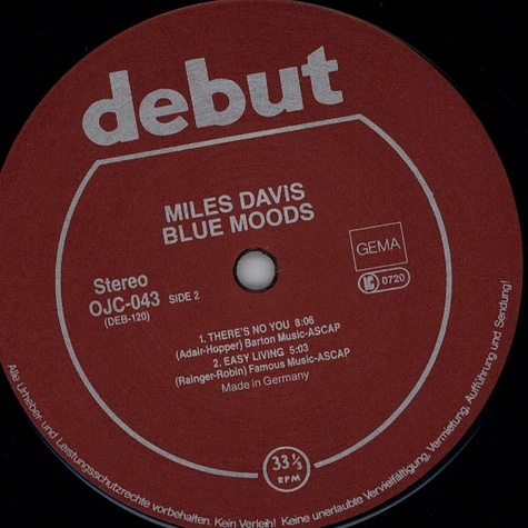 Miles Davis - Blue Moods