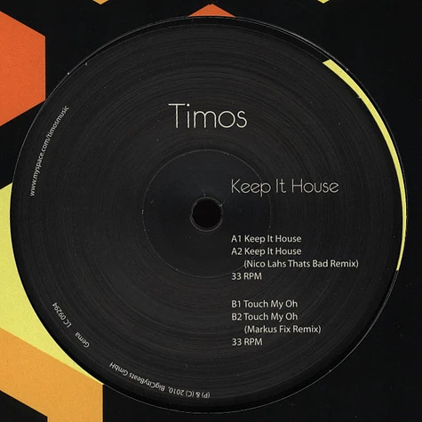 Timos - Keep It House