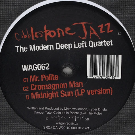 Cobblestone Jazz - The Modern Deep Left Quartett