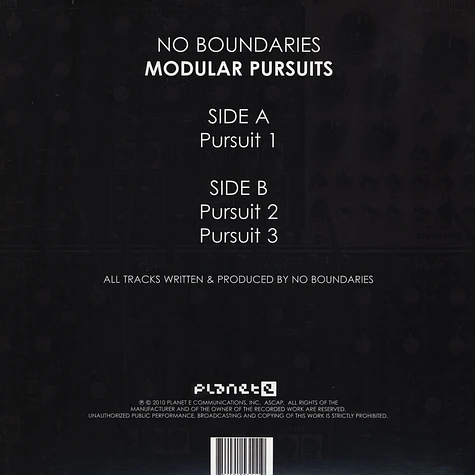 No Boundaries - Modular Pursuits