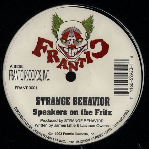 Strange Behavior - Speakers On The Fritz / 2 Peas In A Bucket, Gee Bees