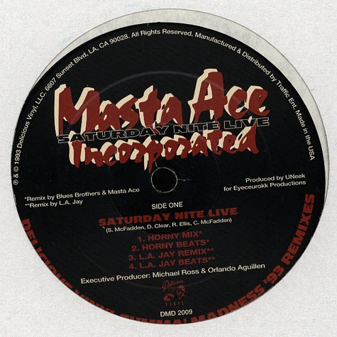The Pharcyde / Masta Ace Incorporated - Summa' Madness '93 Remixes