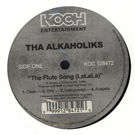 Tha Alkaholiks - The Flute Song (LaLaLa)