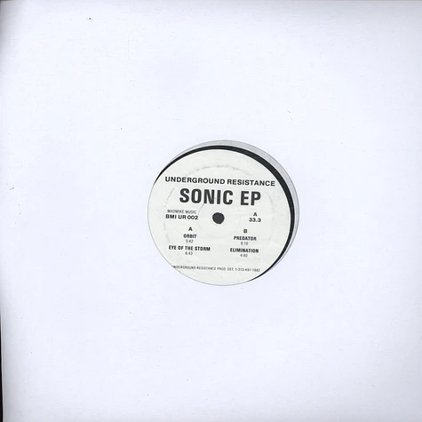 Underground Resistance - Sonic EP