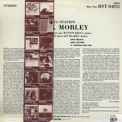 Hank Mobley - Soul Station