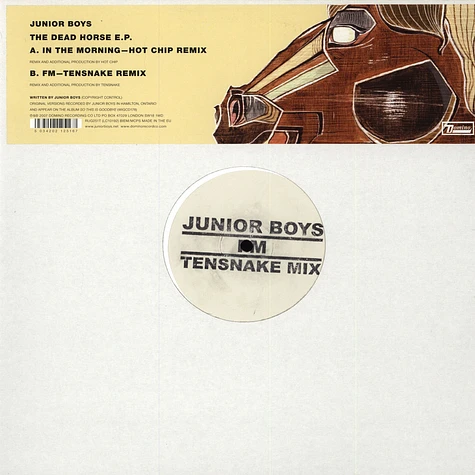 Junior Boys - The dead horse EP part 1 of 2