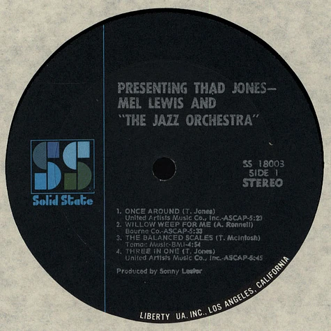 Thad Jones, Mel Lewis & The Jazz Orchestra - Thad Jones, Mel Lewis & The Jazz Orchestra