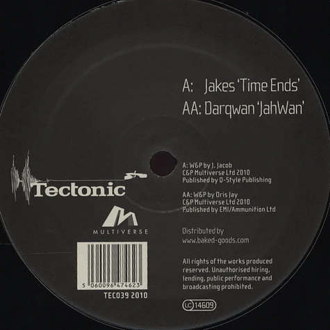 Jakes / Darqwan - Time Ends / Jahwan